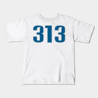 Detroit LYFE the 313!!! Kids T-Shirt